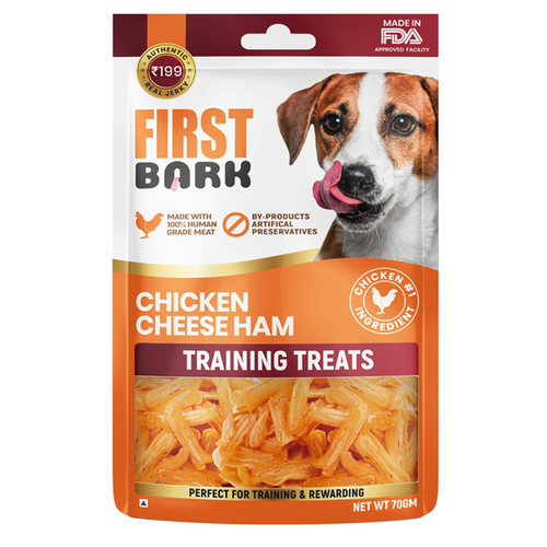 First Bark Duck Training Cubes Jerky Dog Treat, 70 gm