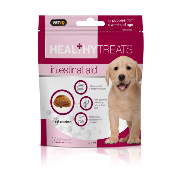Mark & Chappell Healthy Intestinal Aid Dog Treats, 70g Ingredients