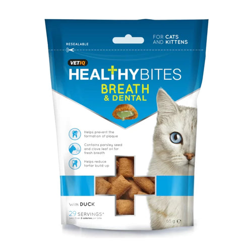 Mark and Chappell Bites Breath and Dental Cat Treat, 65g