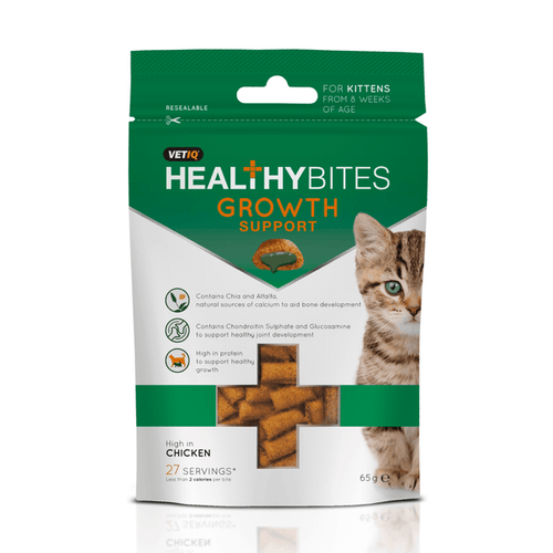 Mark and Chappell Healthy Bites Growth Support Kitten Treats, 65g