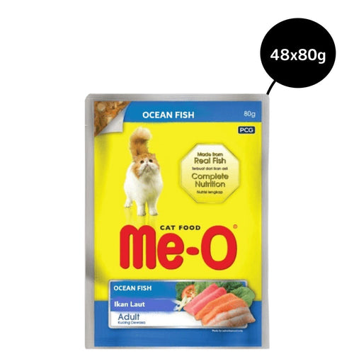 Me-O Ocean Fish Adult Cat Wet Food, 80g