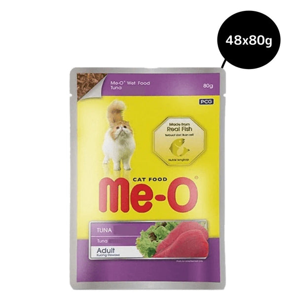 Me-O Tuna Adult Cat Wet Food, 80g Ingredients