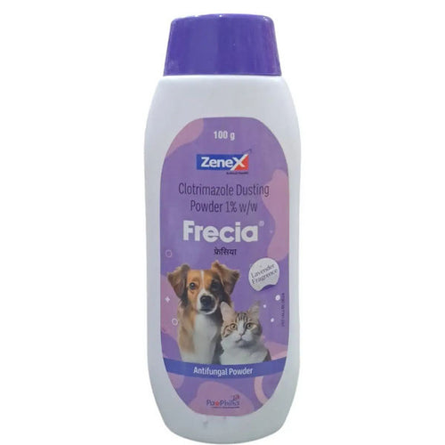 Zenex Frecia Powder (Clotrimazole Dusting Powder) for Cats and Dogs