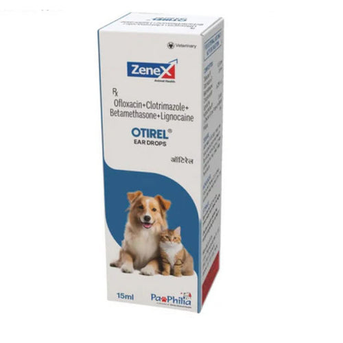 Zenex Otirel Ear Drop for Dogs and Cats