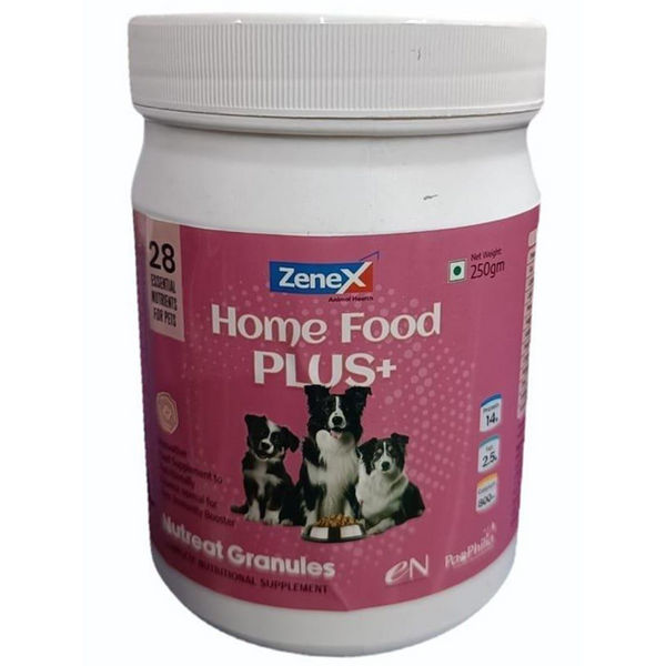 Zenex Home Food Plus Nutreat Granules For Dogs, 250g Ingredients
