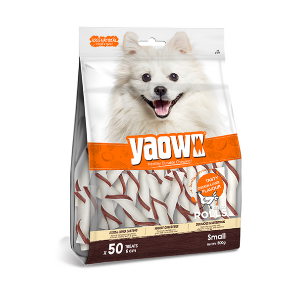 Gnawlers Yaowo Stick Roll Dog Treats (5inch), 500g Ingredients