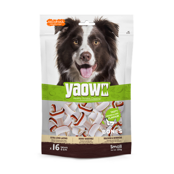Gnawlers Yaowo Knotted 2.5" Dog Treats, 220g Ingredients