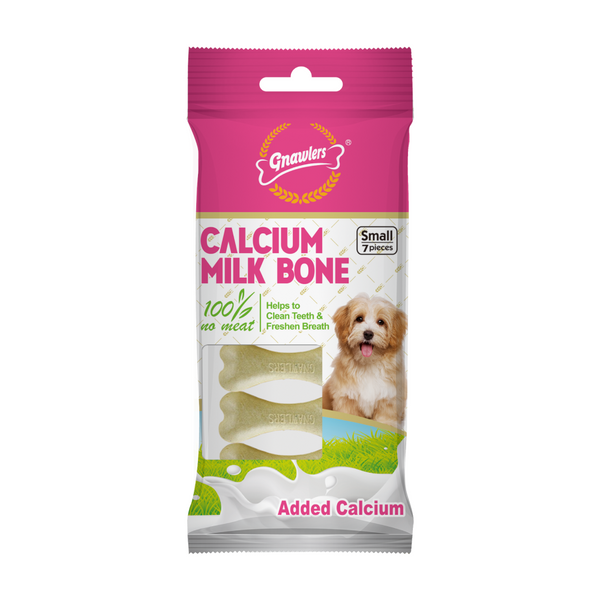 Gnawlers Calcium Milk Bone 7 in 1 Dog Treat, 60g (Pack of 3) Ingredients