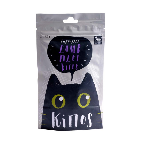 Kittos Purr fect Lamb Filet Bites Cat Treats, 35g