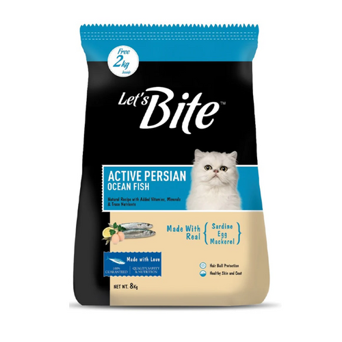 Let's Bite Active Persian Dry Adult Cat Food, 400g
