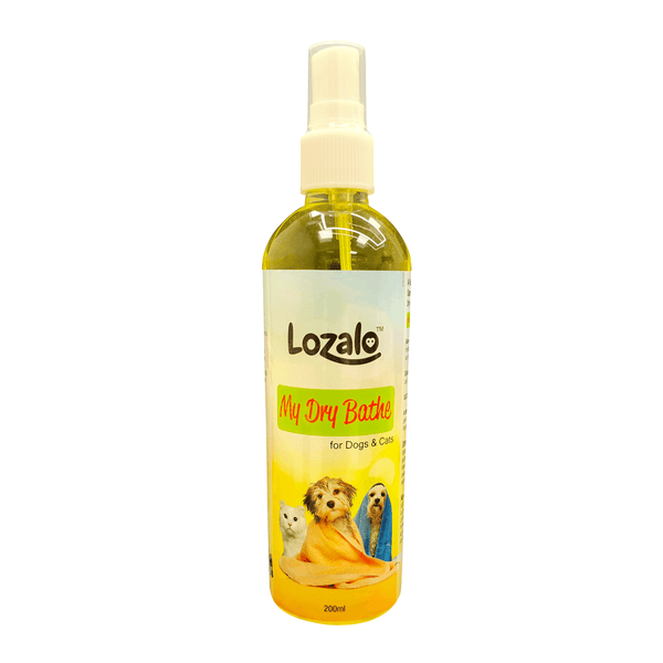 Lozalo My Dry Bath Shampoo for Dogs & Cats, 200 ml (Pack of 2) Ingredients