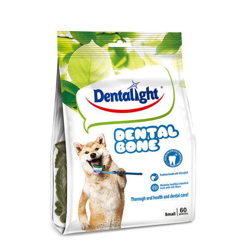 Gnawlers Dentalight 60 in 1 Dental Bone Dog Treats
