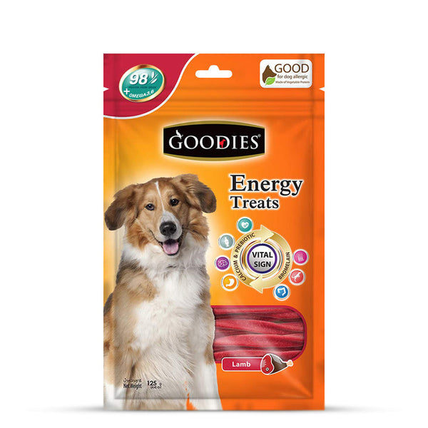 Goodies Lamb Flavor Energy Treat, 500g for Dogs Ingredients