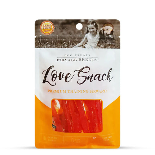 Rena Love Snack Chicken Jerky Stripes Dog Treat , 85g