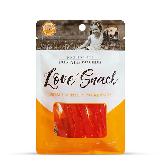 Rena Love Snack Chicken Jerky Stripes Dog Treat , 85g