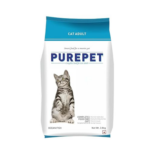 Purepet Ocean Fish Adult Dry Cat Food, 2.8 kg
