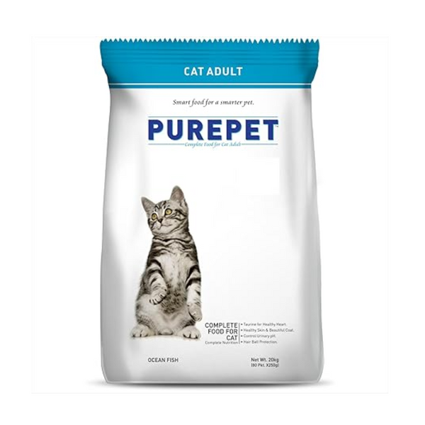 Purepet Ocean Fish Adult Dry Cat Food, 20 kg Ingredients