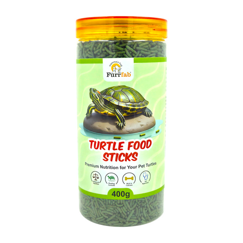 Furrfab Turtle Food Sticks, 400g | Floating Protein-Rich Diet for Strong & Healthy Turtles