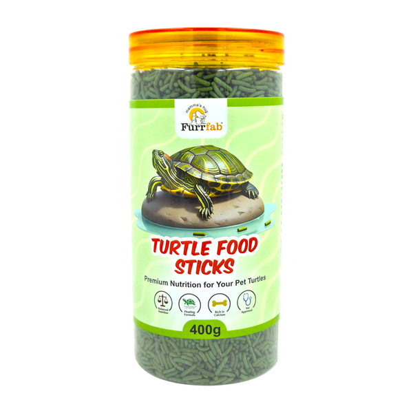 Furrfab Turtle Food Sticks, 400g | Floating Protein-Rich Diet for Strong & Healthy Turtles Ingredients