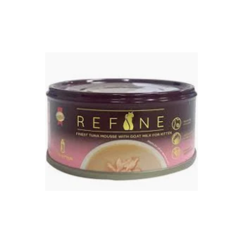 Smart Heart Refine Finest Tuna Mousse with Goat Milk for Kitten Tin 80g (Pack of 6)