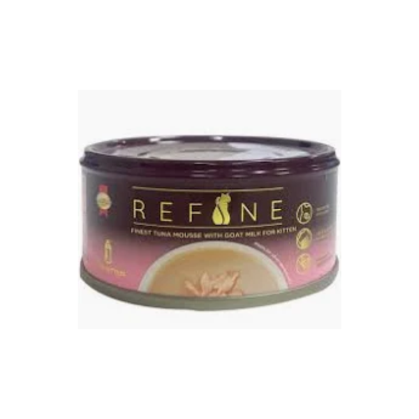 Smart Heart Refine Finest Tuna Mousse with Goat Milk for Kitten Tin 80g (Pack of 6) Ingredients