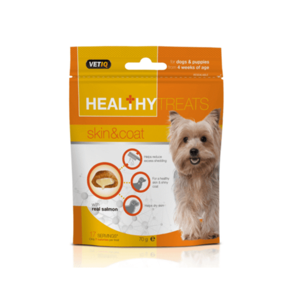Mark & Chappell Healthy Skin & Coat Dog Treats, 70g Ingredients