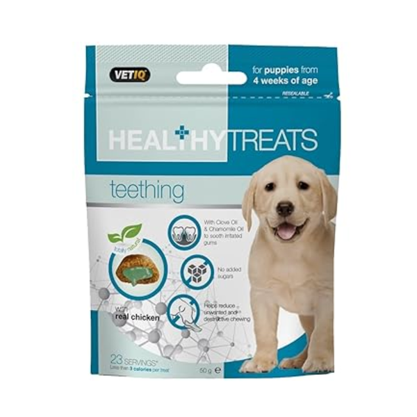 Mark & Chappell Healthy Teething Dental Dog Treats, 50g Ingredients