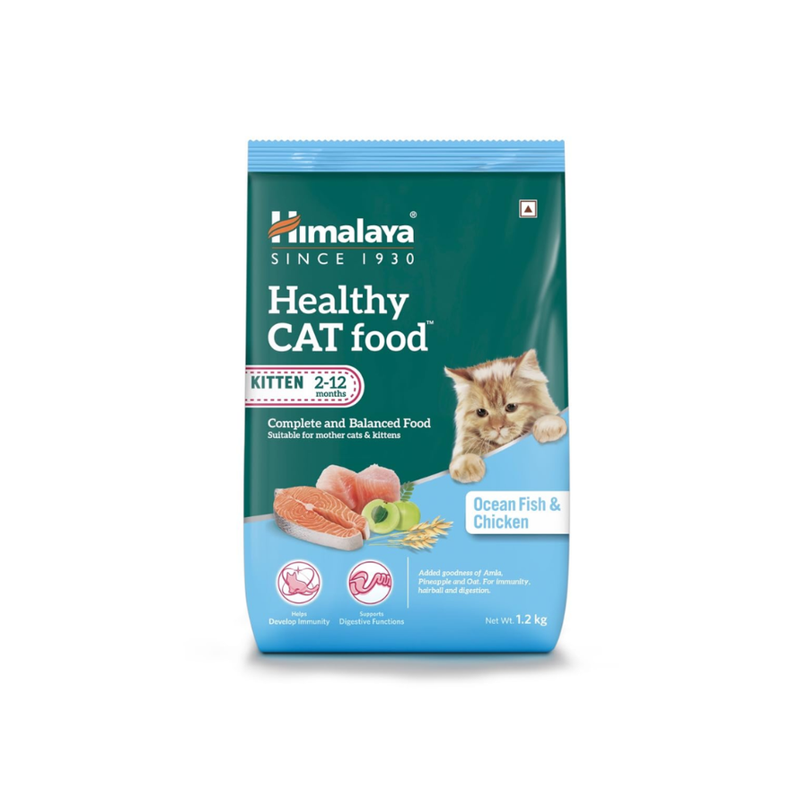 Himalaya Healthy Cat Food | Ocean Fish and Chicken Flavor | Mother and Kitten