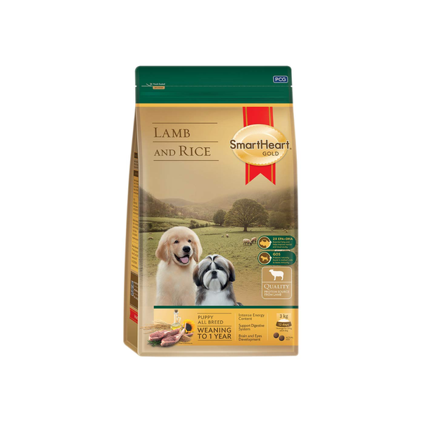 Smart Heart Gold Lamb & Rice Puppy Dry Food Ingredients