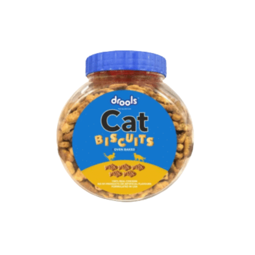 Drools Cat Treat Biscuits Real Chicken Flavor 110g Jar