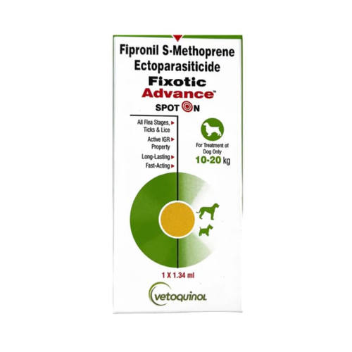 Vetoquinol Fixotic Advance Spot On 1.34 ml for Dogs 10-20 kg