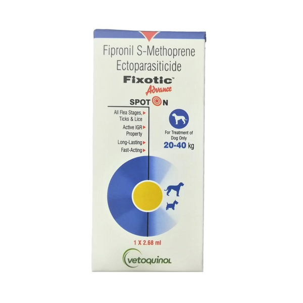 Vetoquinol Fixotic Advance Spot On 2.68 ml for Dogs 20-40 kg Ingredients