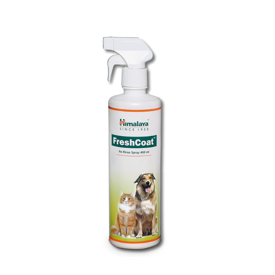 Himalaya Freshcoat No Rinse Spray for Dogs & Cats, 400 ml