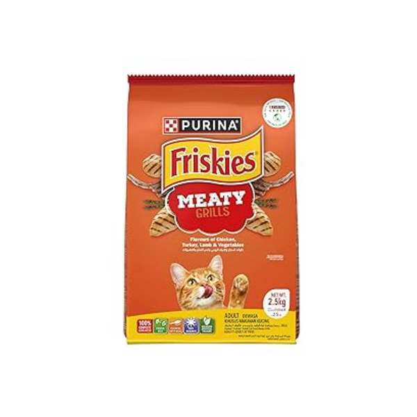 Purina Friskies Meaty Grills Adult Dry Cat Food Ingredients