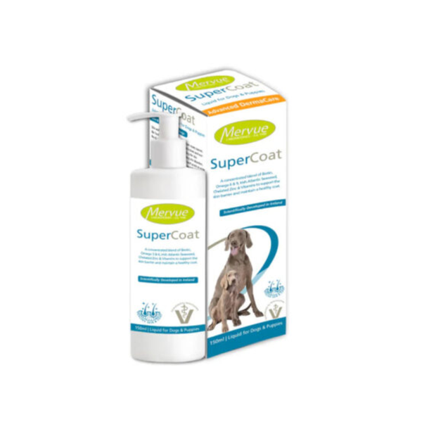 Mervue Supercoat Skin & Coat Supplements for Dogs, 150ml Ingredients