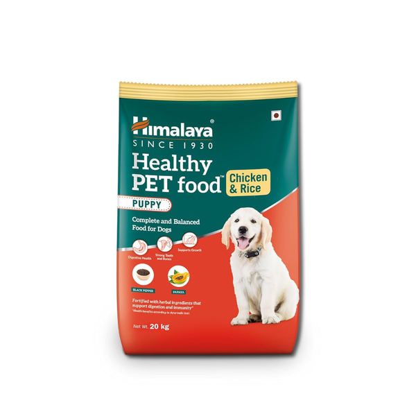 Himlaya Chicken & Rice Healthy Pet Food Puppy Ingredients