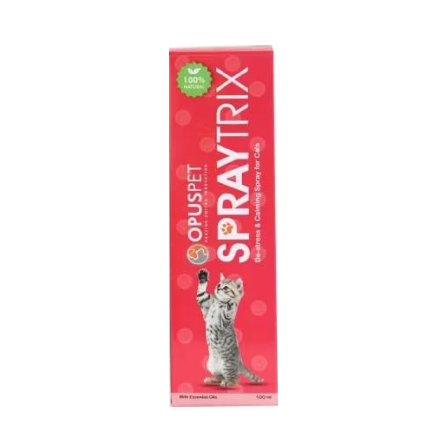 Opuspet Spraytrix Distress and Calming Spray for Cats, 100 ml