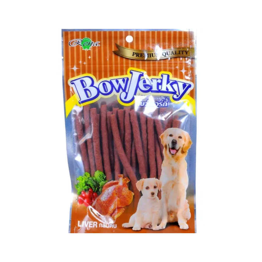 BowJerky Liver Sticks Dog Treat, 200 gm
