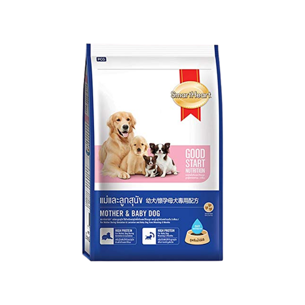 Smart Heart Mother & Baby Dry Dog Food, All Breed Ingredients