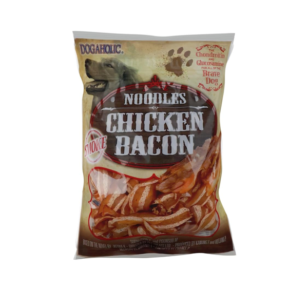 Dogaholic Chicken Bacon Smoked Strips, 130g Ingredients