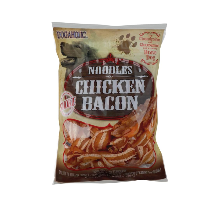 Dogaholic Chicken Bacon Smoked Strips, 130g
