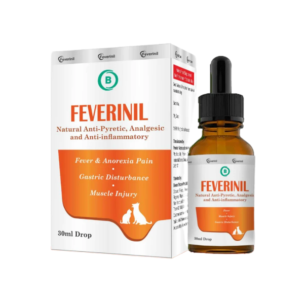 Bionex Feverinil Drop for Dogs & Cats, 30 ml (Pack of 2) Ingredients