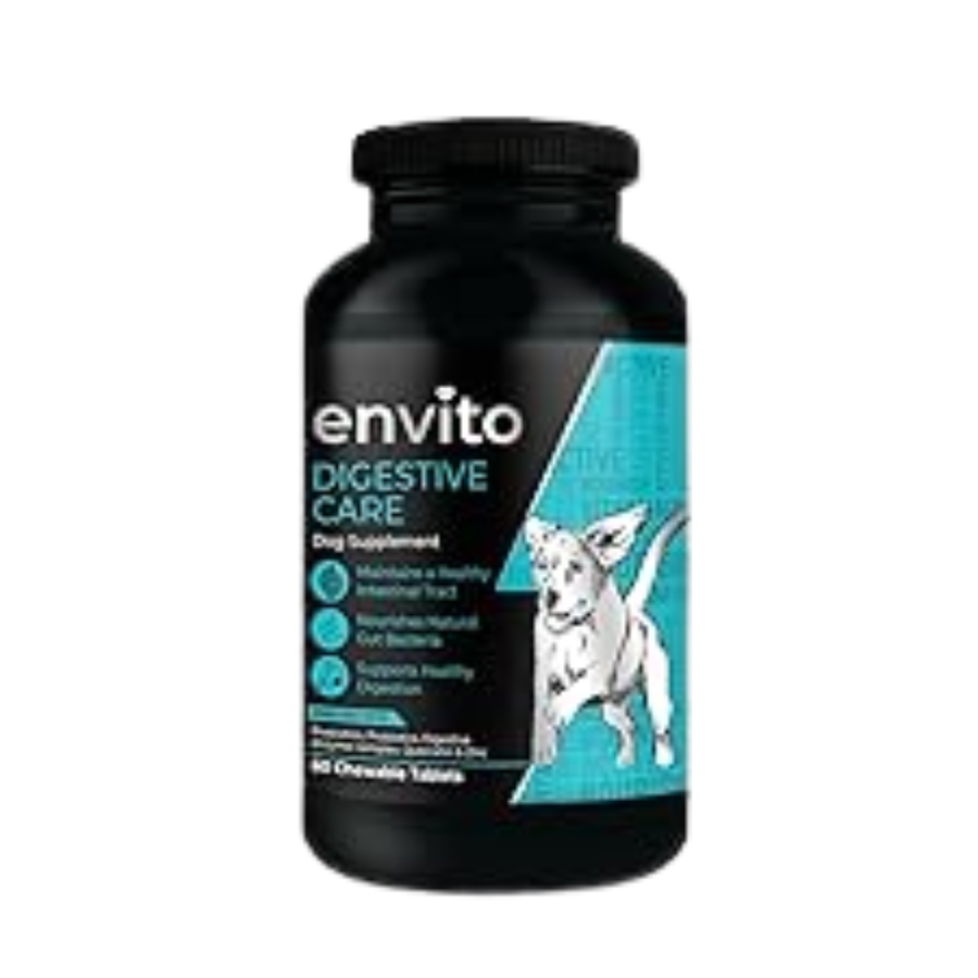 Envito Digestive Care Dog Supplement, 60 Chewable Tablets