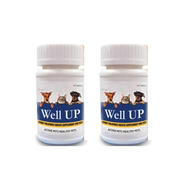 Vetina Well Up Pet Health Supplement for Dogs and Cats, 30 Tablets (Pack of 2) Ingredients