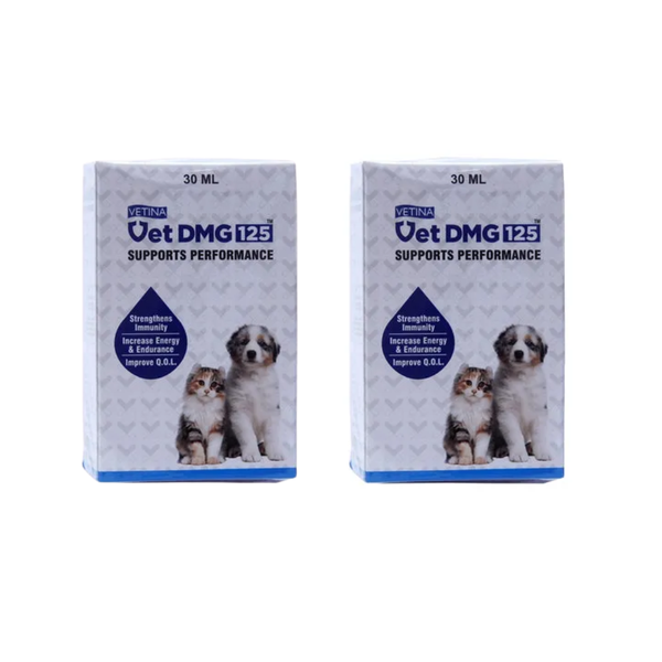 Vetina Vet DMG 125 Liquid Supports Performance For Dogs & Cats, 15ml (Pack of 2) Ingredients