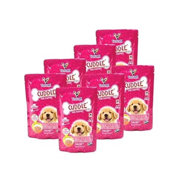 Venworld Cuddle Gravy, Wet Dog Food, For Puppy, Rich In Chicken 100g Ingredients