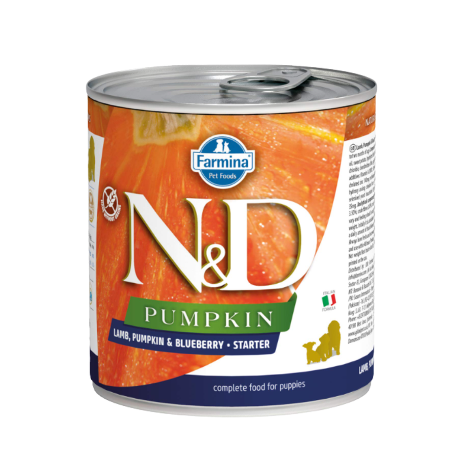 N&D Pumpkin Lamb Starter Puppy, 285g Dog Wet Food