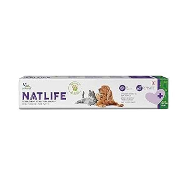 Natural Remedies Natlife Energy Restore Supplement for Dogs & Cat, 30 ml Ingredients