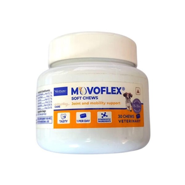 Virbac Movoflex Soft Chews for Medium Dogs (15-30 Kg), 30 Chews Ingredients