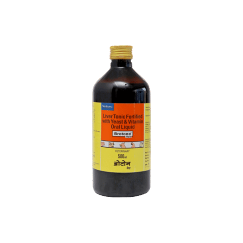 Virbac Brotone Yeast & Vit Liver Tonic Oral Liquid for Dog - 500 ml